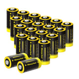 16 Pack 1500mAh Non-Rechargeable CR123A Batteries