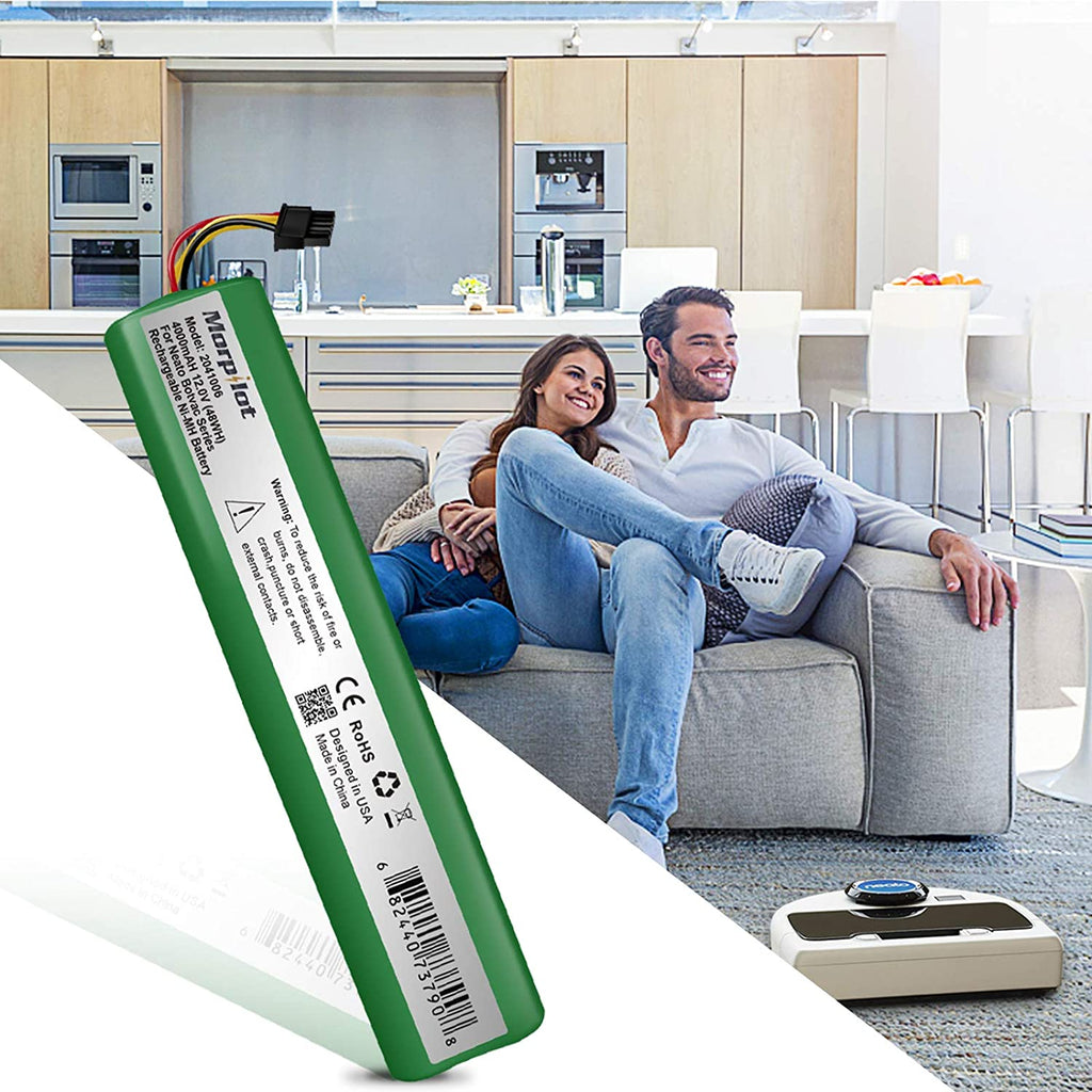4000mAh 12V NiMh Replacement Battery for Neato Botvac Series 70e, 75, 80, 85 and Botvac D Series D75, D80, D85 (Not Compatible with Neato D3 D5 D4 D7)