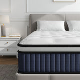 10" Twin Mattress, Gel Infused Memory Foam and Spring Hybrid Mattress in a Box, Medium Firm