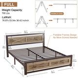 wood bed frame Q