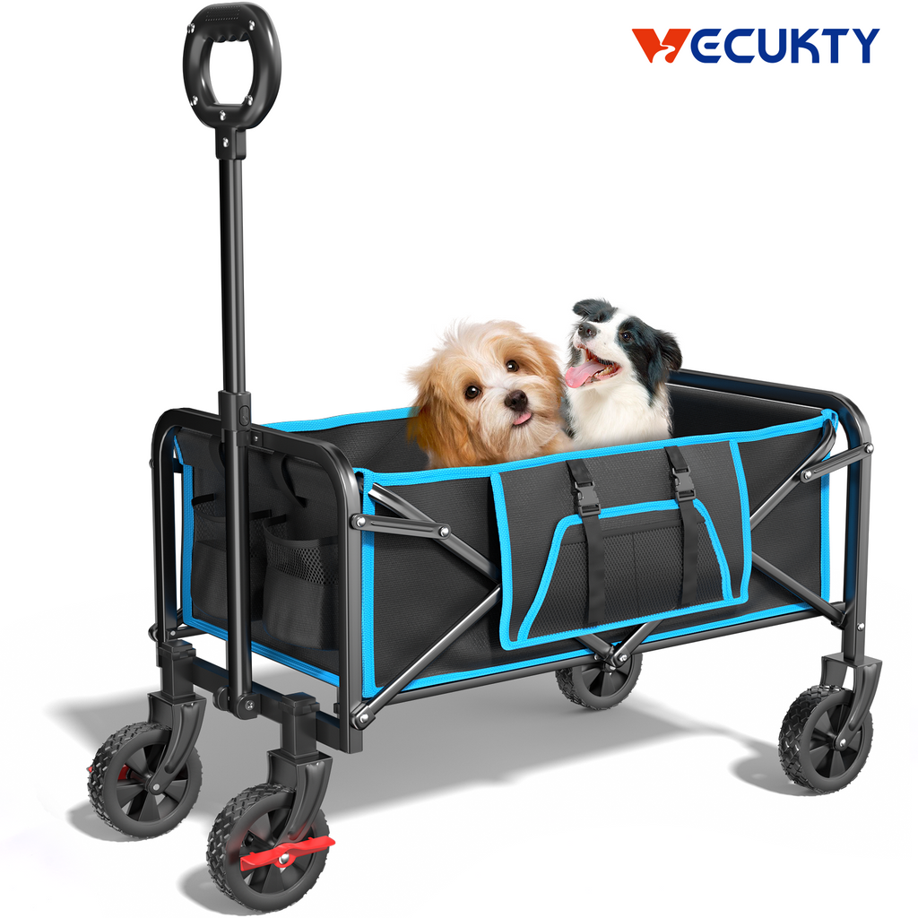 COSTWAY Folding Shopping Cart, Heavy Duty Grocery Utility Cart with COSTWAY Folding Shopping Cart, Heavy Duty Grocery Utility Cart with