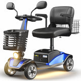 SACVON Upgrade 4 Wheel Mobility Scooter for Seniors, Foldable Powered Mobile Wheelchair for Adult 330lbs