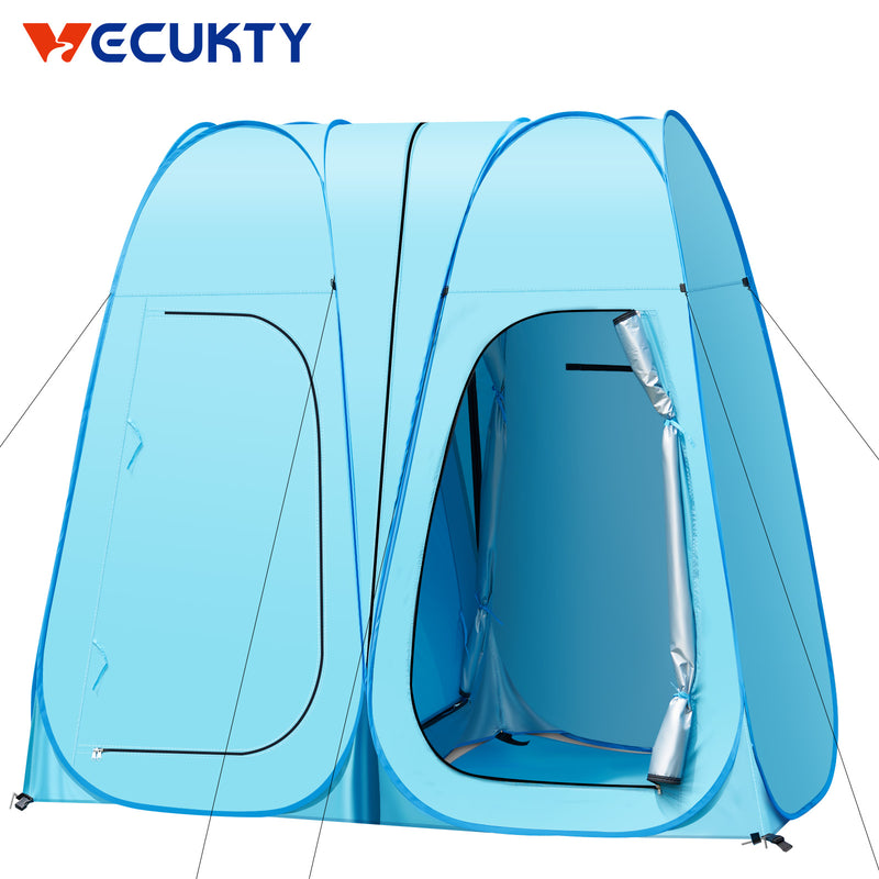 Pop Up Tent 83inches x 48inches x 48inches, Upgrade Privacy Tent, Porta-Potty Tent,Blue