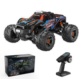 Vecukty 1:16 Scale High Speed Remote Control Car，40 KPH High Speed，All Terrain 4WD Off-Road Truck with 2.4 GHz Remote Control & 2 Batteries ，Gift for Adults Boys，Orange