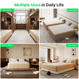12" King Mattress, Gel Infused Memory Foam and Pocket Spring Hybrid Mattress in a Box, Medium Firm