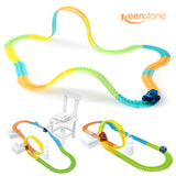 Electric Racing Tracks for Boys and Kids, Luminous Race Car Track Sets Gift Toys for Children Over 5+