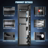 Electric Gun Safe for 5 Rifles and Shotguns