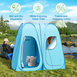 Pop Up Tent 83inches x 48inches x 48inches, Upgrade Privacy Tent, Porta-Potty Tent,Blue
