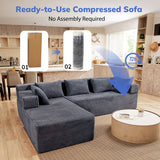3 in 1 Folding Sofa Bed, Convertible Sleeper Chair for Living Room & Bedroom, Comfort Teddy-fleece, Grey, Single Size