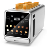 4 Slice Toaster, Bread Toaster for Kitchen Appliances with 6 Presets Memory Function