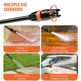 Keenstone Electric 4000 PSI Pressure Washer,Max 2.8 GPM Power Washer with 35FT Cord,20FT Hose,Adjustable Nozzle 0-120°,Foam Cannon for Patios Cars Fences Driveways