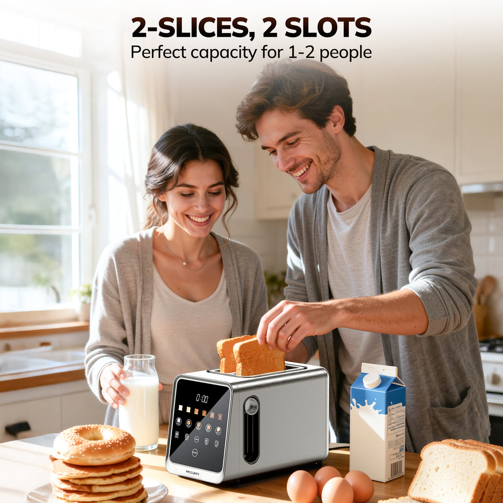 Essential Toaster 2-Slice Toaster with Extra Wide Slot,Toaster for Home Essential with B ...