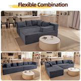 3 in 1 Folding Sofa Bed, Convertible Sleeper Chair for Living Room & Bedroom, Comfort Teddy-fleece, Grey, Single Size