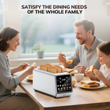 4 Slice Toaster, Bread Toaster for Kitchen Appliances with 6 Presets Memory Function