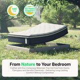 10" Twin Mattress, Gel Infused Memory Foam and Spring Hybrid Mattress in a Box, Medium Firm