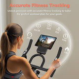 Exercise Bike, TCISA Indoor Cycling Bike with Heavy Flywheel, Free Ultra-Cushy Bike Seat, Silent Belt Drive, LCD Monitor for Home Gym Cardio Workout Training