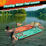 6x2‘ Floating Water Gaming Pad, VECUKTY Tear-Resistant XPE Foam Floating Mat for Beach,Ocean, Lake