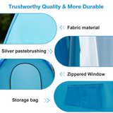 Pop Up Tent 83inches x 48inches x 48inches, Upgrade Privacy Tent, Porta-Potty Tent,Blue