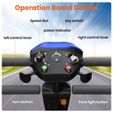 SACVON 4 Wheels Mobility Scooter with Cane Holder for Seniors, Electric Folding Wheelchair Device for Travel