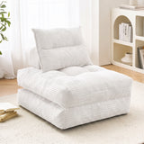 BEHOST 75" 3‑in‑1 Convertible Sofa Bed，Boneless Compressed Sofa Bed Couch for Small Apartment Dorm，Folding Couch Bed Sleeper Chair for Guest Overnight，White