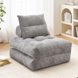 BEHOST 75" 3‑in‑1 Convertible Sofa Bed，Boneless Compressed Sofa Bed Couch for Small Apartment Dorm，Folding Couch Bed Sleeper Chair for Guest Overnight，Light Gray