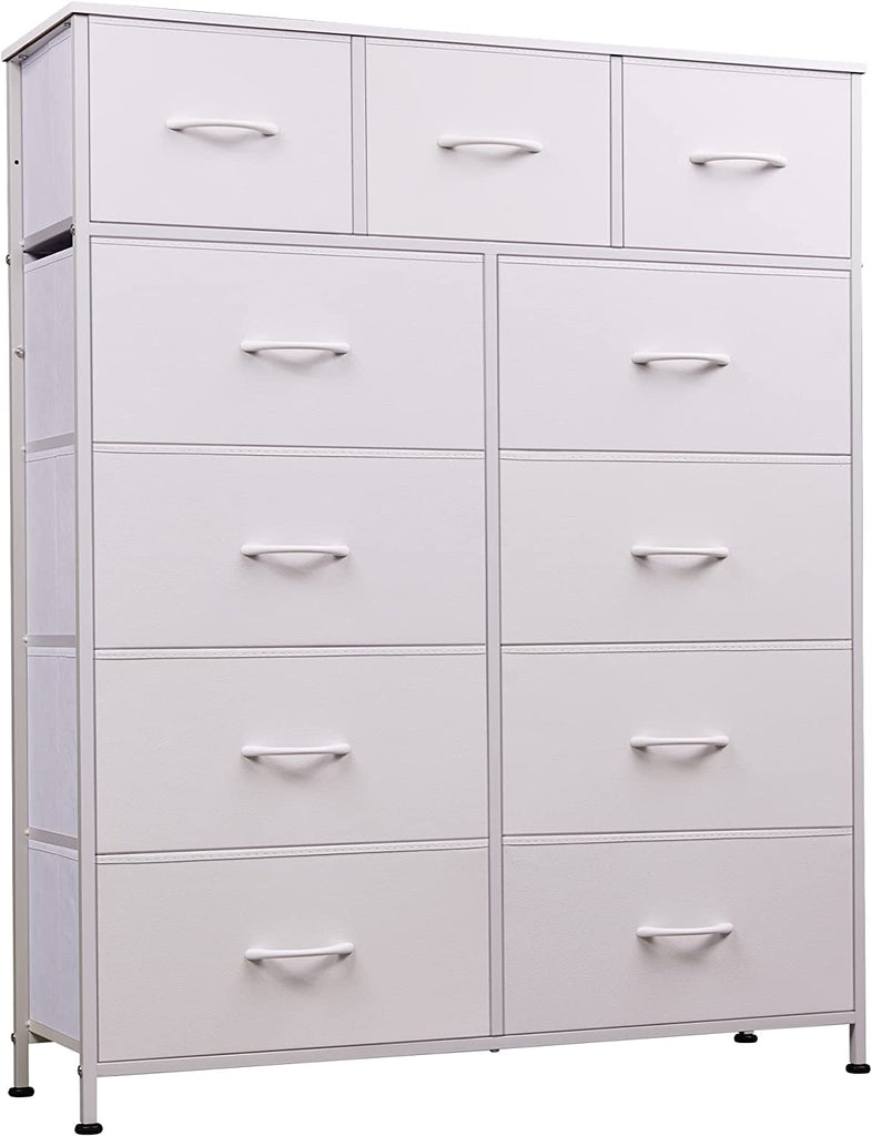 MONVANE 11-Drawer Dresser Simple Design, White