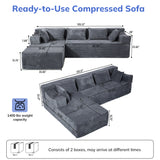 3 in 1 Folding Sofa Bed, Convertible Sleeper Chair for Living Room & Bedroom, Comfort Teddy-fleece, Grey, Single Size