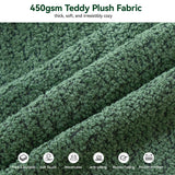 BEHOST 86" Large Futon Sofa Bed for Adults, 3-in-1 Convertible Folding Chair Bed Sleeper Chair, Green