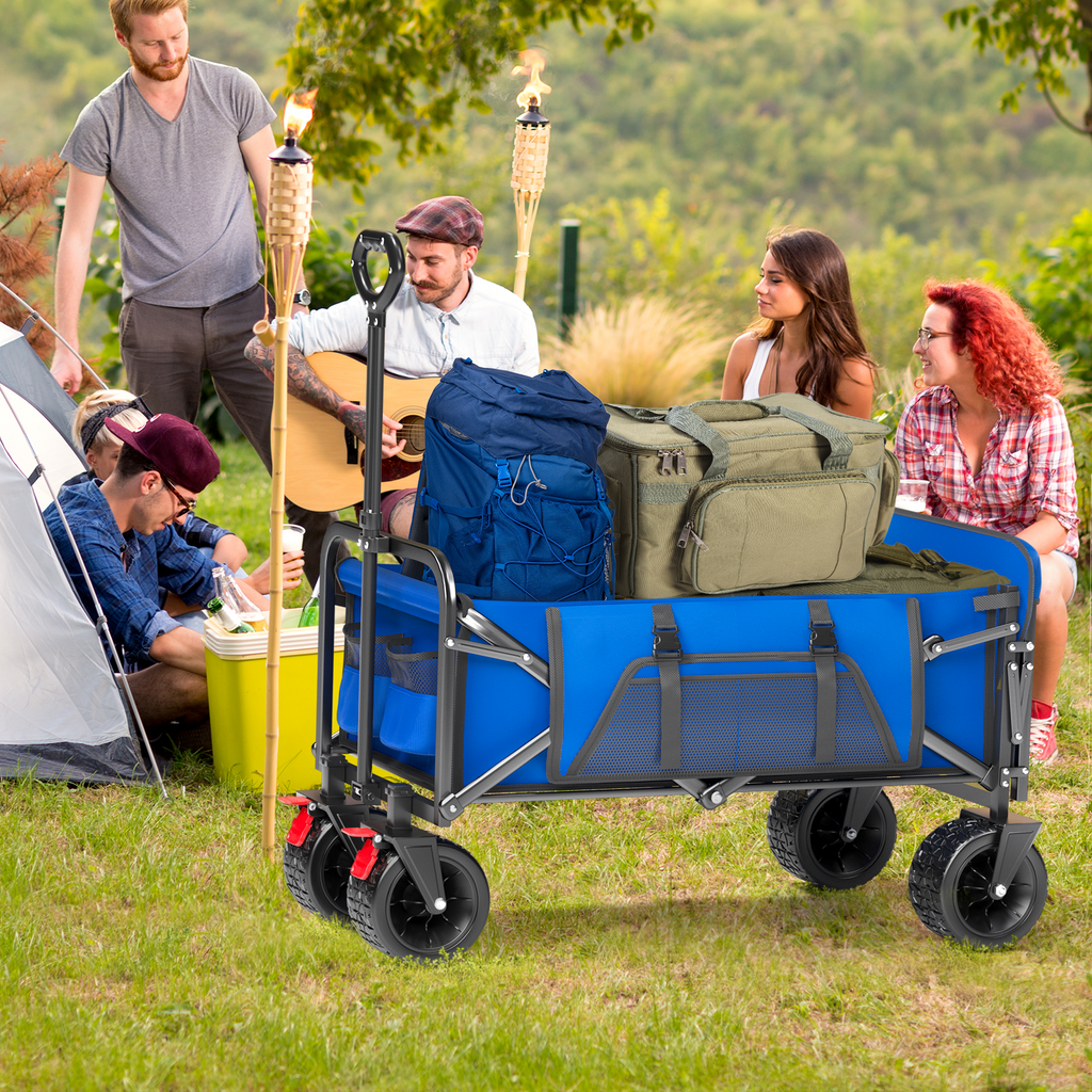 Collapsible Camping Garden Wagon for 10x20ft Canopy, All-Terrain Tank –