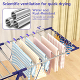 Behost Clothes Drying Rack Stainless Steel Gullwing Space-Saving Foldable