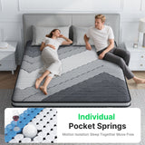 Behost 12" Medium Soft Memory Foam Mattress, Queen Mattress