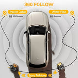 TCISA 3800 PSI Electric Pressure Washer,Max 2.5 GPM Power Washer with 35FT Power Cord 20FT Hose 5 Nozzles,Soap Cannon for Car Garden Yard Hom