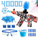 Automatic Gel Ball Blaster, Keenstone® Electric Gel Splatter Ball Blaster Outdoor Game Toy with 40000 Soft Water Ball - Red