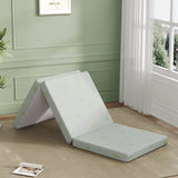 BEHOST 3 inch Tri Folding Memory Foam Futon Mattress, Eco-Friendly Fire-Retardant & Portable Guest Bed, Single Size