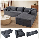 3 in 1 Folding Sofa Bed, Convertible Sleeper Chair for Living Room & Bedroom, Comfort Teddy-fleece, Grey, Single Size
