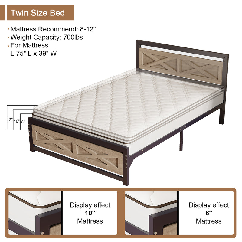 farmhouse bed frame T
