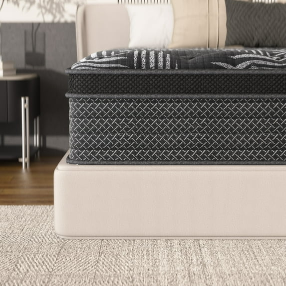 Behost 10 inch Twin Mattress in a Box, Hybrid Mattress with Memory Foam for Pressure Relief and Motion Isolation
