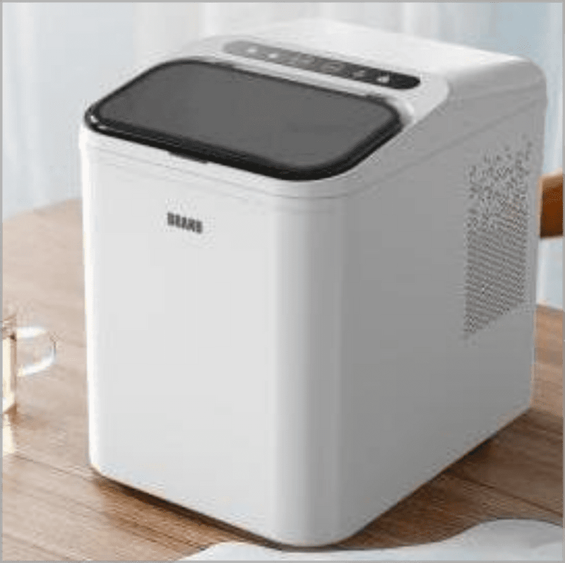 BEHOST Countertop Nugget Ice Maker 15kg/24H, Portable Pellet Sonic Ice Maker with Soft Chewable Ice, Pebble Crushed Ice Machine for Home Kitchen Office, Compact Ice Maker Nugget