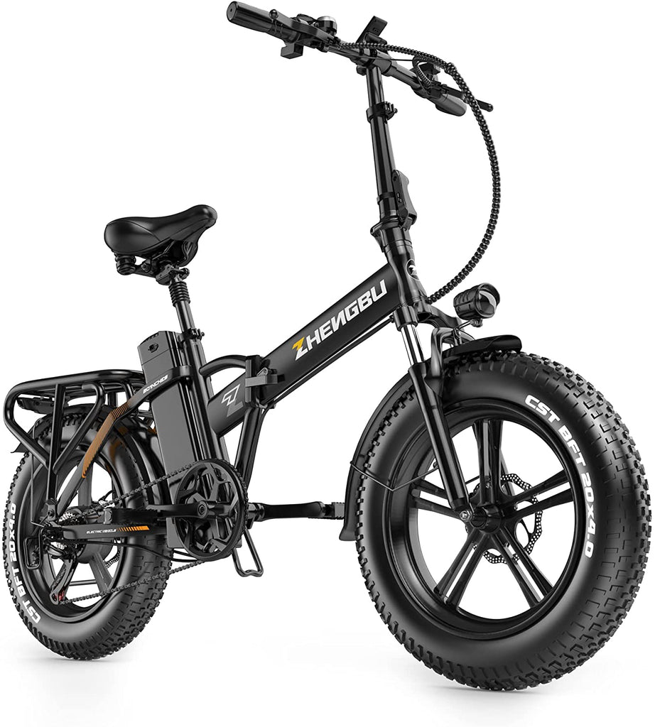 zhengbu 20 Inch Electric Bike for Adults Folding Electric Bicycle