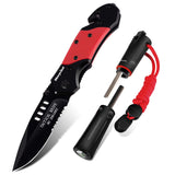 5 in 1 Pocket Stainless Steel Tactical Folding Knife Set