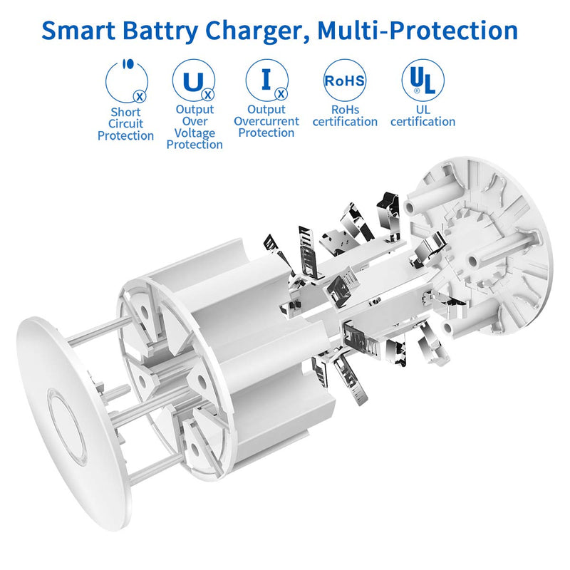 8 PCS Li-ion Battery 3.7V 700mAh for Arlo Security Cameras Series