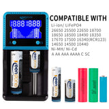 Battery Fast Smart Charger for Rechargeable Batteries
