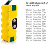 Morpilot 4050mAh 14.4V Replacement Ni-MH Battery Compatible with iRobot Roomba R3 500 600 700 800 900 Series 500 510 531 535 540 550 552 560 570 580 595 620 650 660 700 760 770 780 790 800 870 900