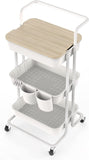 Utility Rolling Cart White
