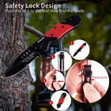 5 in 1 Pocket Stainless Steel Tactical Folding Knife Set