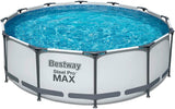 Steel Pro MAX Above Ground Frame Pools | 12' x 30" | Set Includes Pool & Filter Pump
