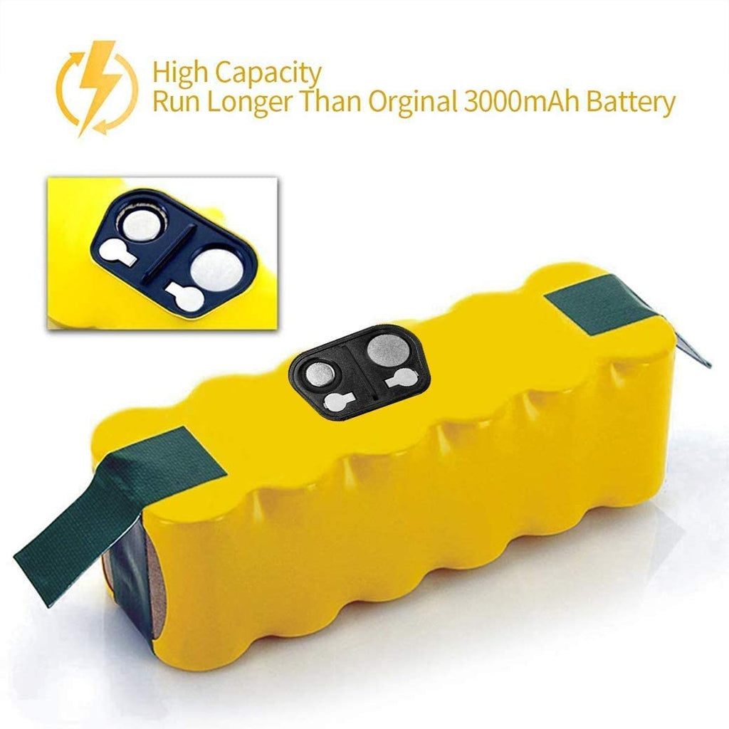 Morpilot 4050mAh 14.4V Replacement Ni-MH Battery Compatible with iRobot Roomba R3 500 600 700 800 900 Series 500 510 531 535 540 550 552 560 570 580 595 620 650 660 700 760 770 780 790 800 870 900