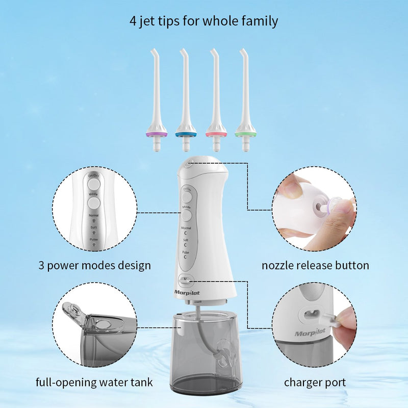 Collapsible Design Mini Portable Dental Water Flosser Oral Irrigator