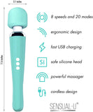 Morpilot Therapeutic Personal Massager - Handheld Cordless and Powerful Wand - 8 Speeds 20 Vibrating Patterns - USB Rechargeable - Magic Recovery Effect for Women and Men, Body, Neck, Back & Shoulders