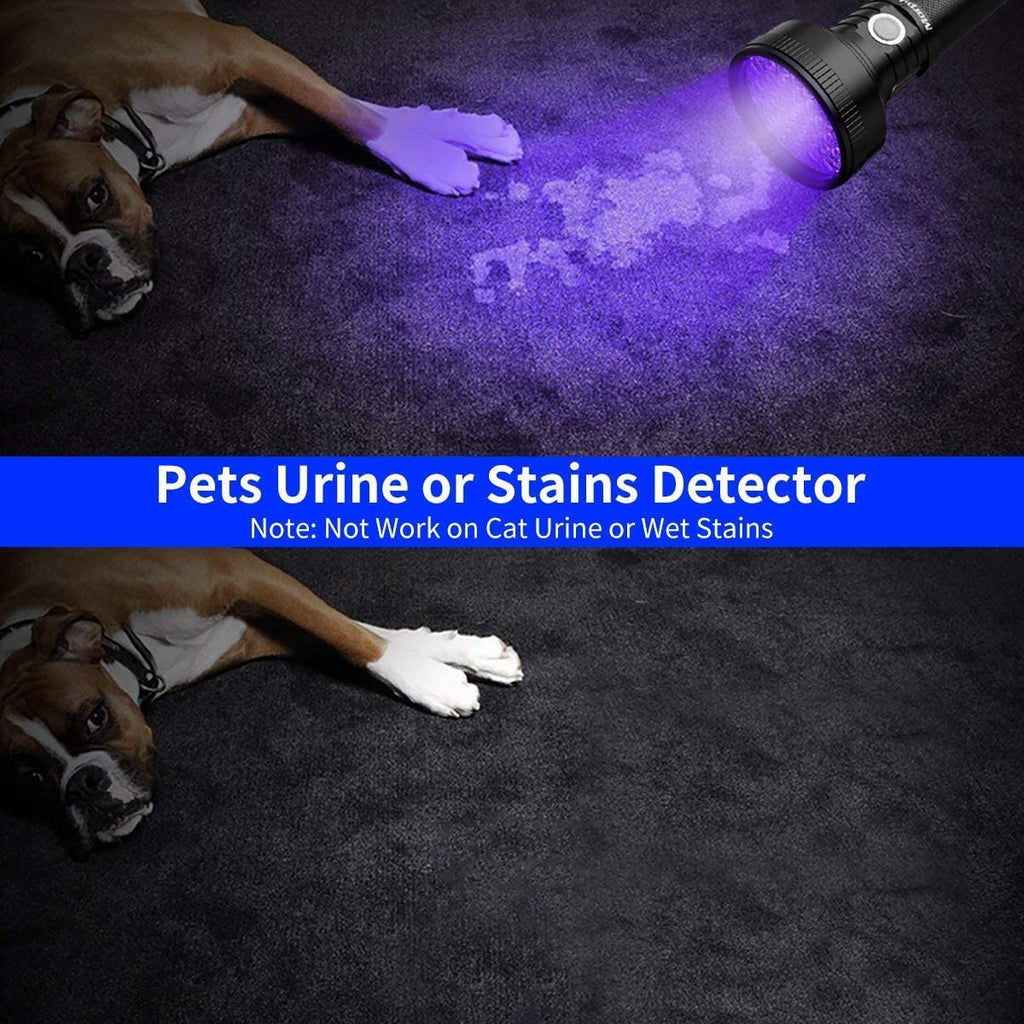 2 in 1 UV Tactical Flashlight Mini Ultraviolet Urine Detector